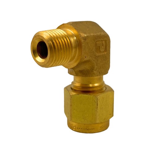 ☀️Parker CPI 4-2 CBZ-B, Brass 90° Elbow, 1/4 in Tube , 1/8 in Pipe Compression - Picture 2 of 5