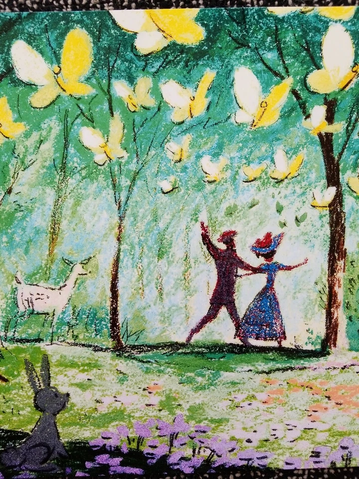 Impresión de póster Mary Blair arte conceptual Mary Poppins Jolly Holiday 11x17 Foto 3 de 4