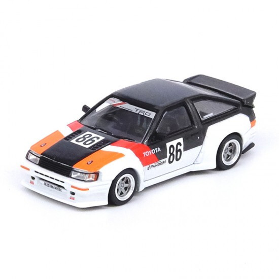 1/64 TOYOTA AE86 Levin Pandem Rocket Bunny INAZUMA Racing Model Car