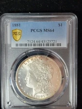 1881  $1 PCGS MS64   43125721