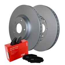 Kit de frenos delanteros 320 mm rotores de disco y pastillas de cerámica TRW para Nissan Máxima 2009-2018