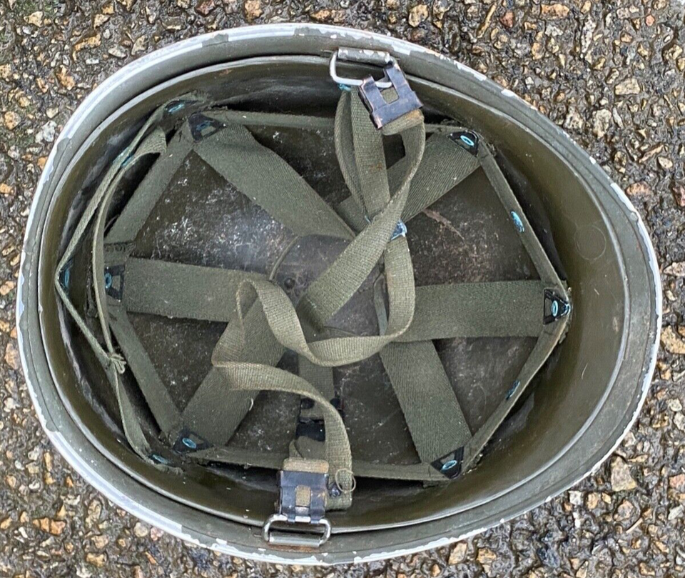 Vintage US Army Helmet with Liner eBay