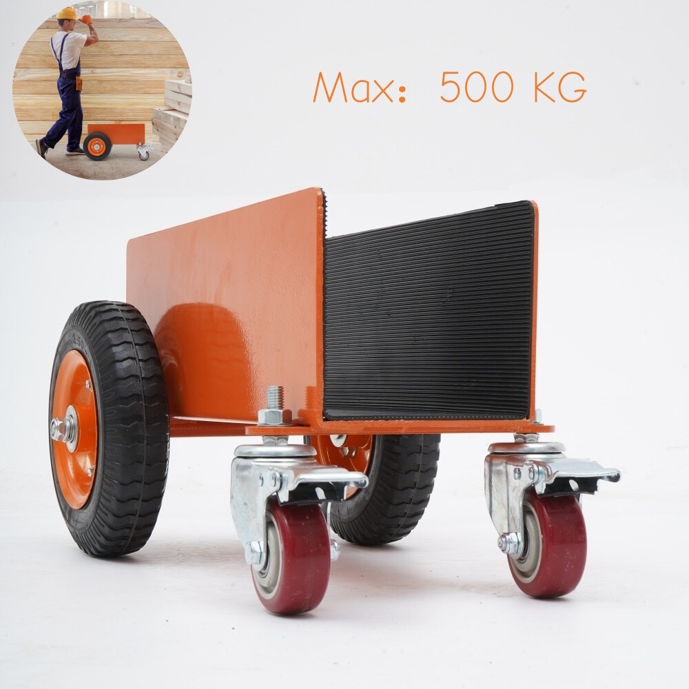 Plattenwagen Plattenroller Transportwagen Schwerlast Lasten Karre MAX.500KG
