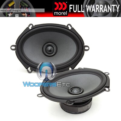 MOREL TEMPO ULTRA INTEGRA 572 MKII 5''x7'' 6''x8'' NEODYMIUM TWEETERS SPEAKERS NEW