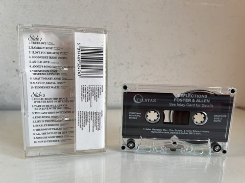 Foster & Allen, Reflections paper label Cassette Tape album 1987 - Picture 5 of 6