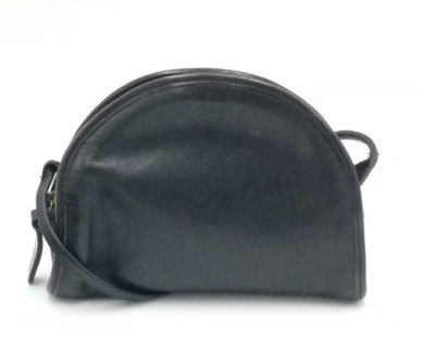 Coach Vintage Black 340 Leather Crossbody | eBay