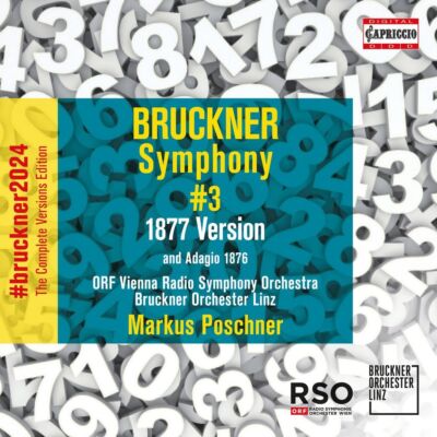 Anton Bruckner Bruckner: Symphony #3: 1877 Version and Adagio 1876 (CD) Album