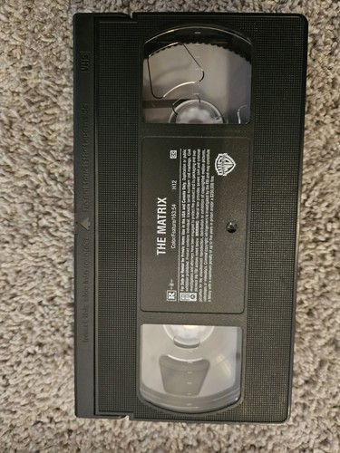 The Matrix Vhs Movie Vintage 1999 First Print Keanu Reeves - Picture 6 of 10