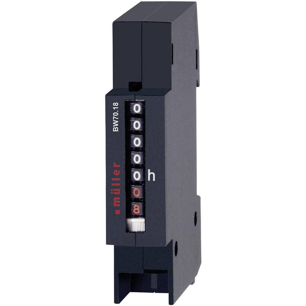Müller BG 70.18 12-48V DC Contatore di lavoro Contatore a rulli