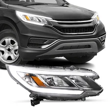 LED DRL Right Passenger Side Headlight For 2015-2016 Honda CR-V CRV 4Dr