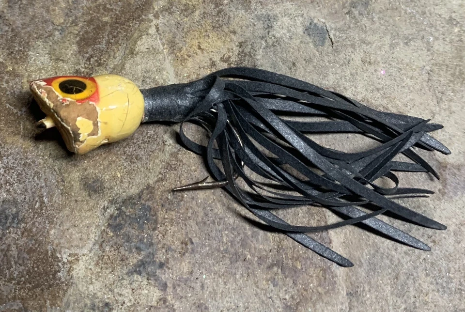 Fly Popper vintage. Negro con cabeza amarilla. Raro. Buen estado Foto 3 de 4