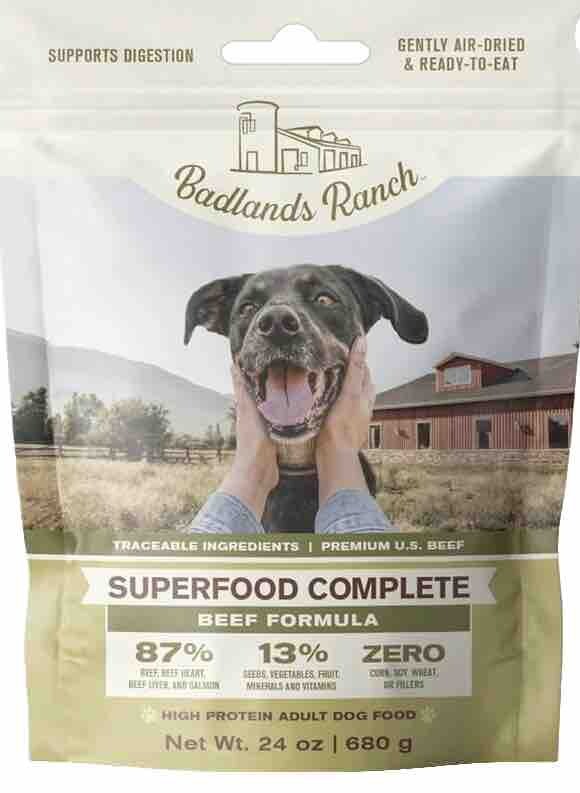 Badlands Ranch Beef Salmon Superfood Complete 24 oz. bag
