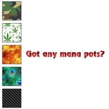 Got Mana Pot Gamer RPG, Vinyl Decal Sticker, 40 Patterns & 3 Sizes, #1887