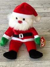 TY Beanie Babies SANTA The Christmas Plush DOB 12-06-1998 With Tags