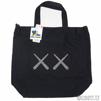 Uniqlo KAWS x Andy Warhol Way Tote Bag Black Size