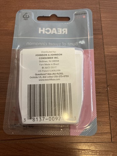 Reach Cleanburst Cinnamon Waxed Floss 55 Yards : 6 packs - 第 3/4 張圖片