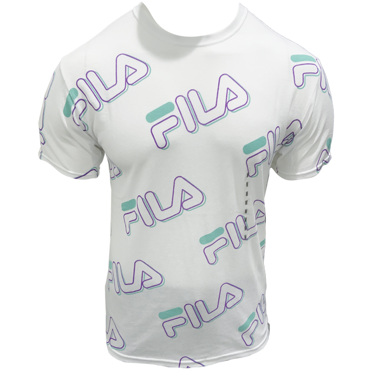 MSRP $30.99 NWT FILA MEN'S WHITE CREW NECK SHORT SLEEVE T SHIRT SIZE S