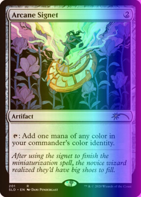 MTG Magic the Gathering Arcane Signet (201/1785) Secret Lair
