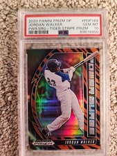 2020 Panini Tiger Stripe Prizm Power Surge Jordan Walker RC /99 PSA 10