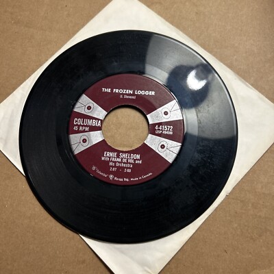 Ernie Sheldon Billy's Ridin/The Frozen Logger 45 Columbia