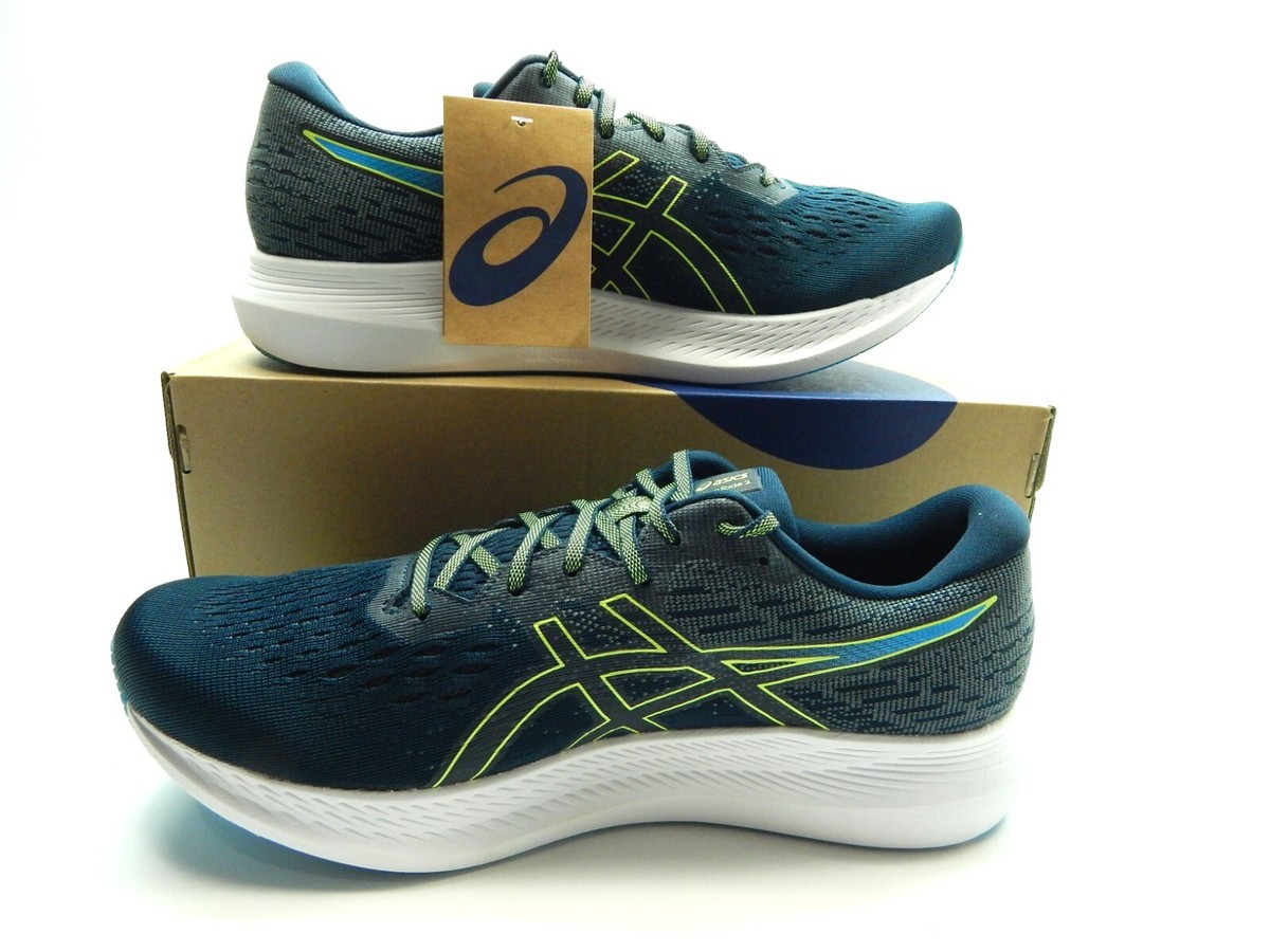 Size 12.5 - Asics EvoRide 2 French Blue Hazard Green for  display picture 1