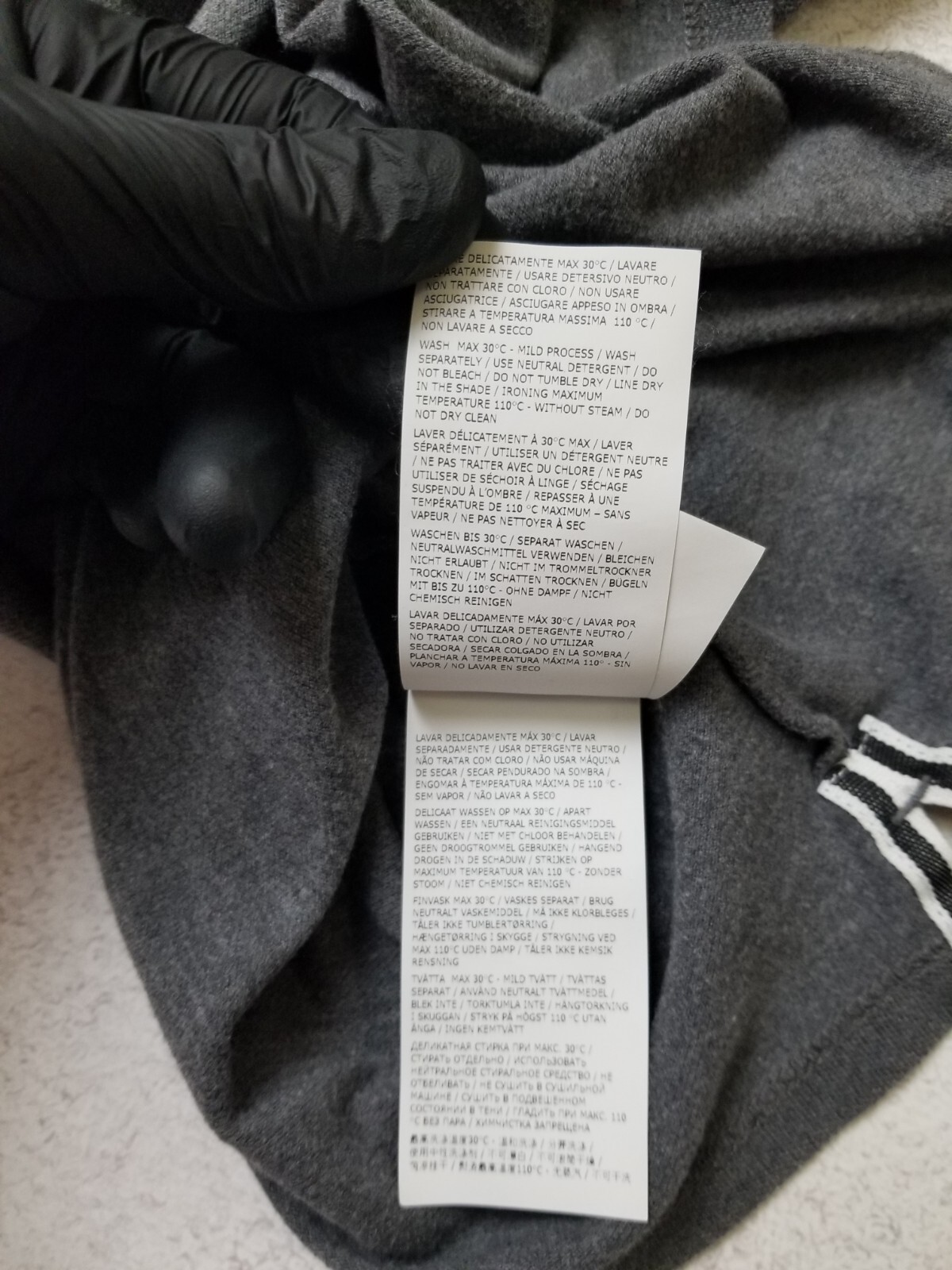 Stone Island Junior Patch Program Gray Polo Butto… - image 15