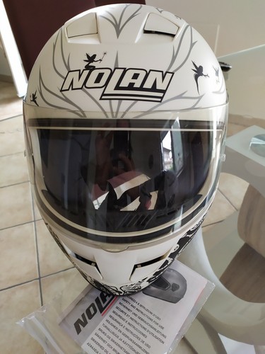 casco nolan n62 bianco farfalle | eBay