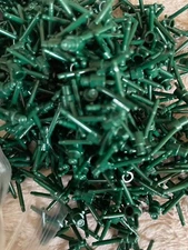 LEGO- NEW-#24855-DARK GREEN PLANT FLOWER STEM WITH BAR-3 BARS-25 PIECES