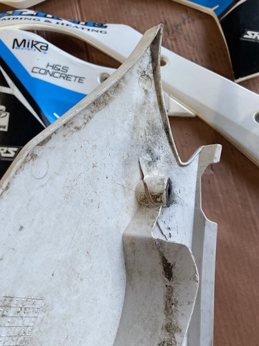 2017 2018 2019 Kawasaki Kx250f White Plastics Radiator Shrouds Front Rear Fender - Bild 7 von 24