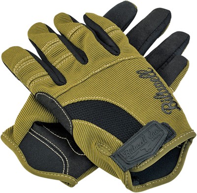 Biltwell Inc. Moto Gloves - GL-LRG-GT-BK Olive/Black/Tan Large