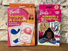 Barbie Learning Cards Shapes  Colors  Numbers  Counting