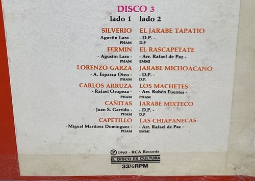 lo MEJOR Del MARIACHI VARGAS DE TECALITLAN (RCA VICTOR 3x VINYL LP MEXICO) EX - Picture 6 of 13