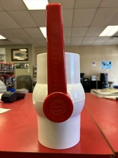 4” PVC Ball Valve Slip x Slip. SCH 40