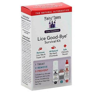 Fairy Tales Lice Treatment Good Bye Survival Kit Natural Free