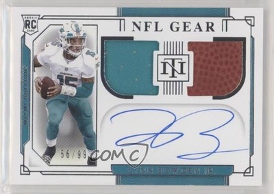 2020 National Treasures 2021 Panini Update 56/99 Lynn Bowden Jr Auto RC 0t9m