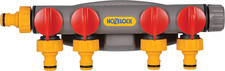 HOZELOCK - Multi-Tap Connector 4-Way Watering : Ideal for Creating 4 Circuits on