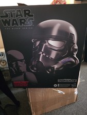 Image of Star Wars the Black Series Shadow Trooper Premium Electronic Helmet