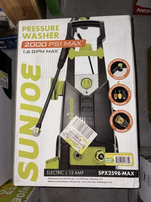 #ad Sun Joe SPX2598 2000 PSI Electric Pressure Washer $119.99