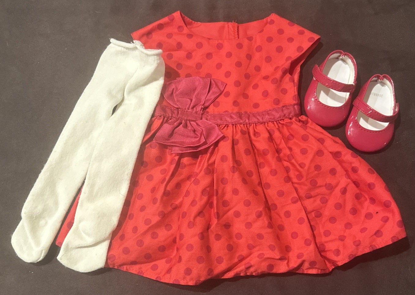 American Girl Doll MARYELLEN Christmas Party Dress Outfit Sh