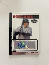 2007 Topps Co-Signers - Solo Sigs Garrett Atkins #SS-GA (AU)