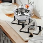  Controllable Temperature Pot Durable Pan Boiler Stainless Steel Fryer Practical