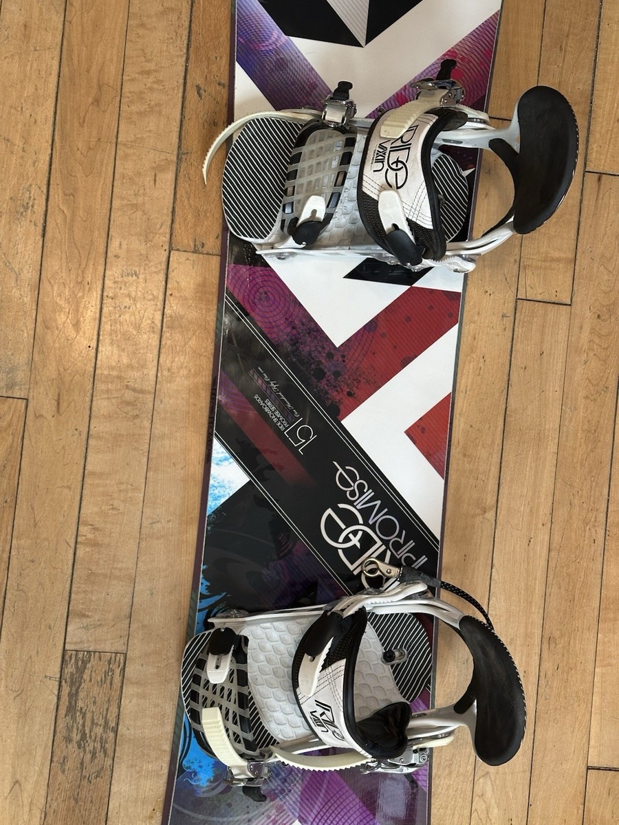 Ride Promise Snowboard 151 w/ Ride Vixix Bindings FREE FAST