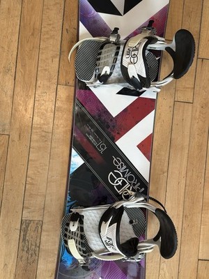 Ride Promise Snowboard 151 w/ Ride Vixix Bindings FREE FAST