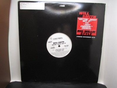 WILL SMITH Gettin' Jiggy Wit It 1997 Promo 12'' VINYL Columbia 3543 Hip-Hop 
