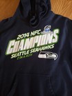 Seattle Seahawks 2014 NFL Champion's Sweetheart with Hoodie Men's Size Medium — photo 2