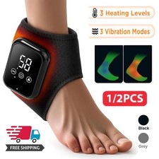 Cordless Foot Massager Heat  Vibration Therapy for Heel Arch Ankle Neuropathy