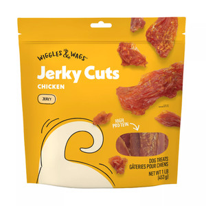 Wiggles & Wags All Life Stages Jerky Cuts Dog Treats - Chicken