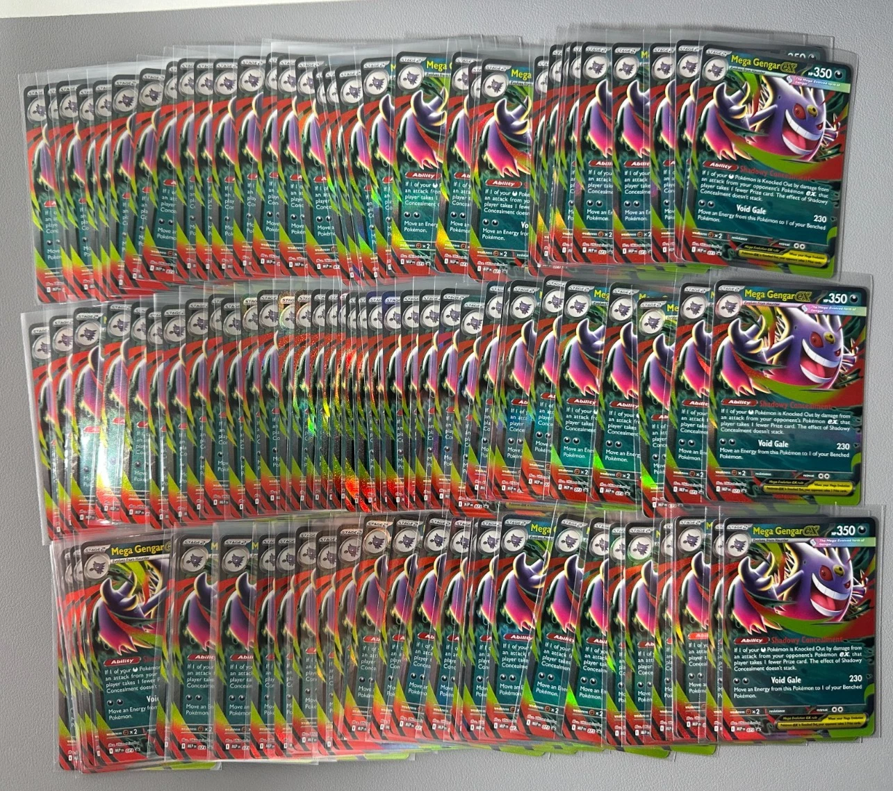 Pokemon Mega Gengar ex MEP EN 073 Black Star promo Moonlit Tin LOT OF 98 NM-M