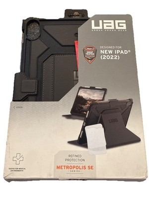 UAG METROPOLIS SE FOLIO Case for Apple iPad 10.9'' 10TH GEN 2022 - Black
