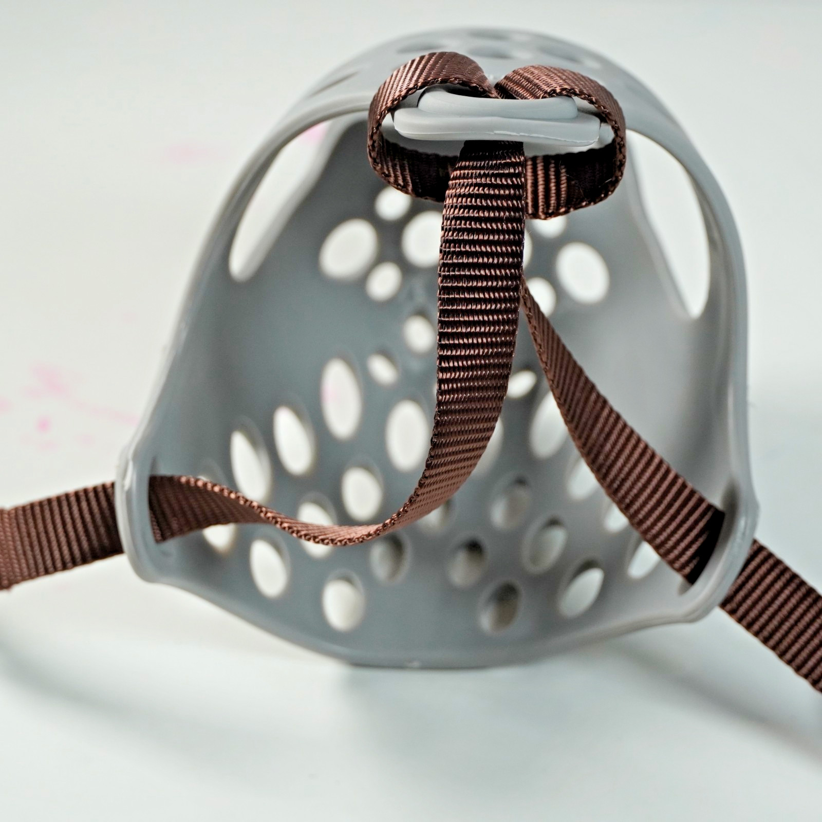 Short Snout Dog Muzzle Soft Silicone Flat Faced Muzzle for French Bulldog Shih